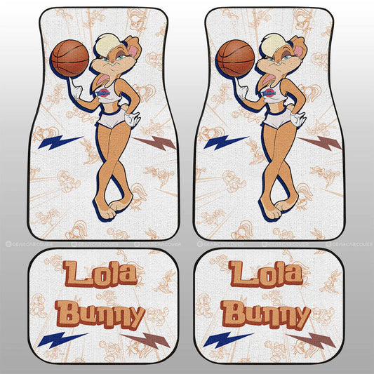 Looney Tunes Car Floor Mats Looney Tunes Lola Bunny Character Pattern Car Mats