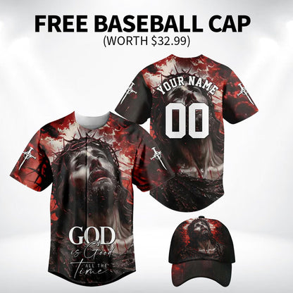 Lord Jesus Christ of Nazareth Baseball Jersey Bundle