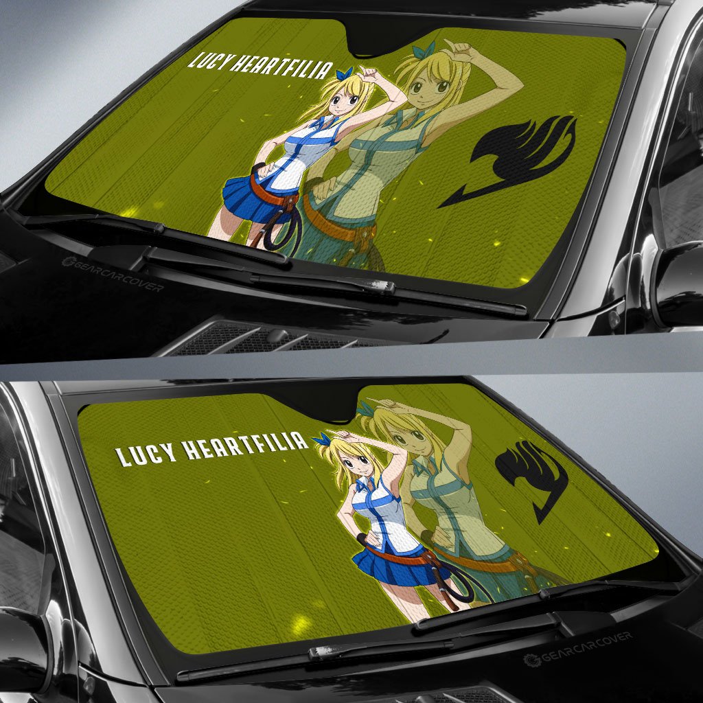 Lucy Heartfilia Car Sunshade Custom