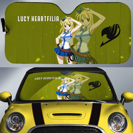 Lucy Heartfilia Car Sunshade Custom