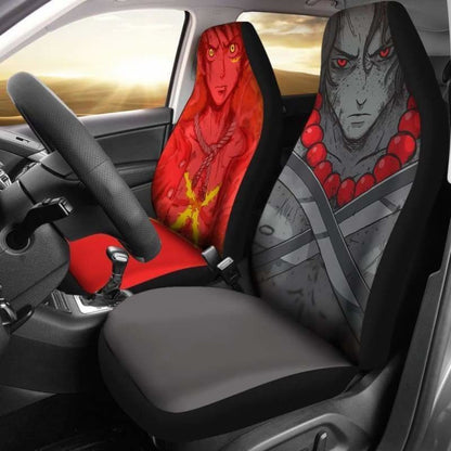 One Piece Car Seat Covers Luffy And Ace One Piece After Battle Seat Covers Red Gray