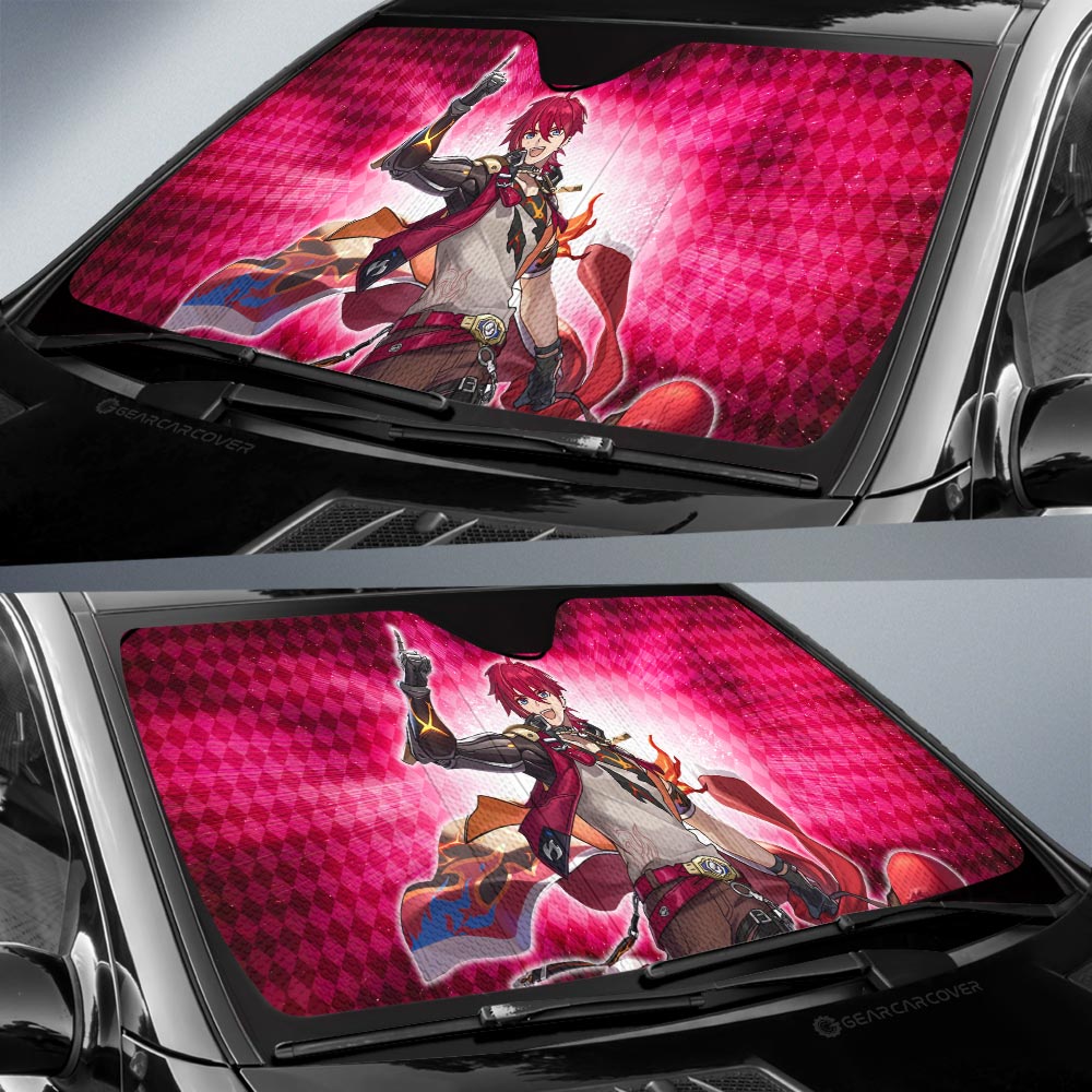 Luka Car Sunshade Custom Honkai Star Rail Car Accessories