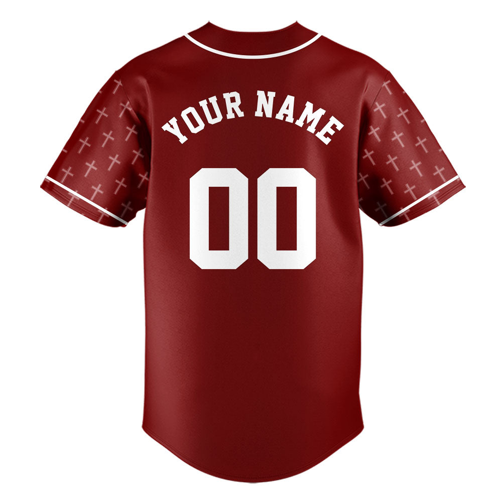 Man Of God Baseball Jersey - Christant Gift For Him