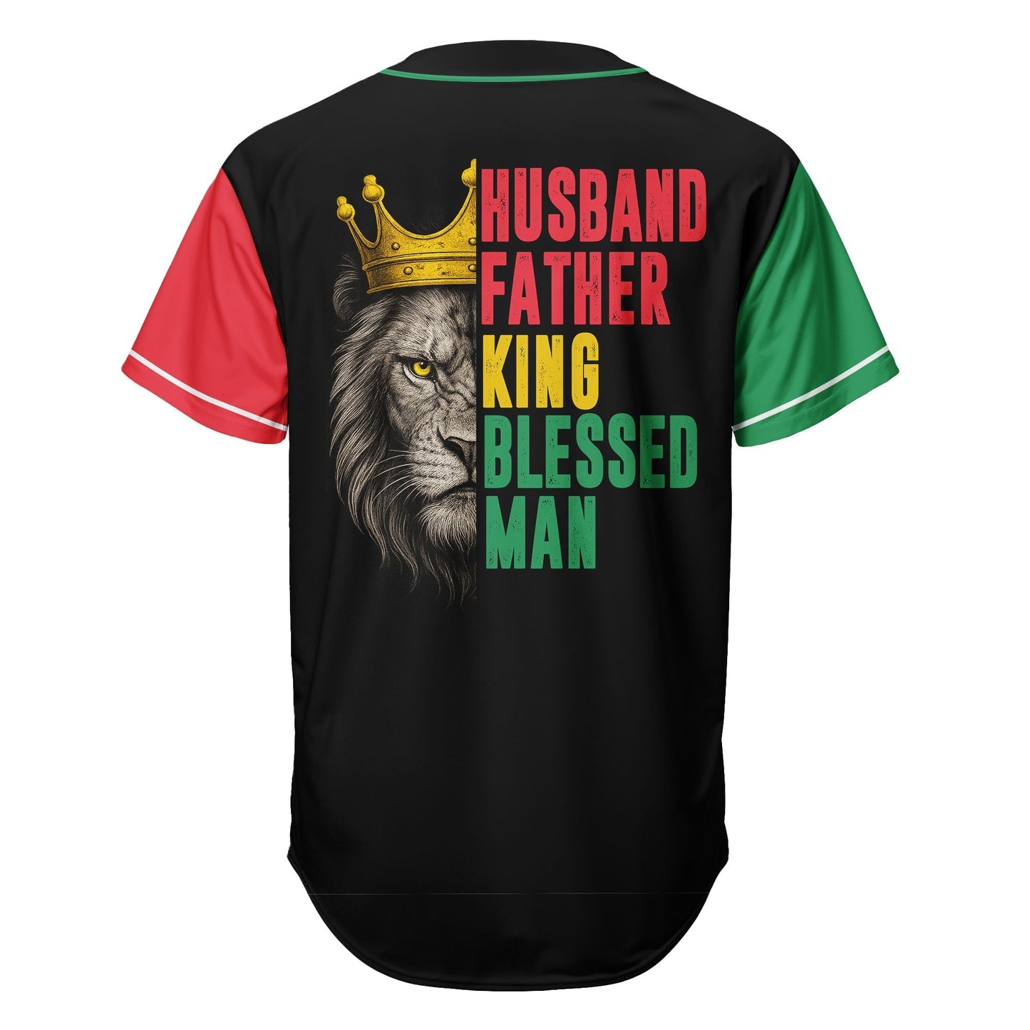 Dope Black Father - African American Baseball Jersey - Gift for Black Dad, Grandpa, Husband
