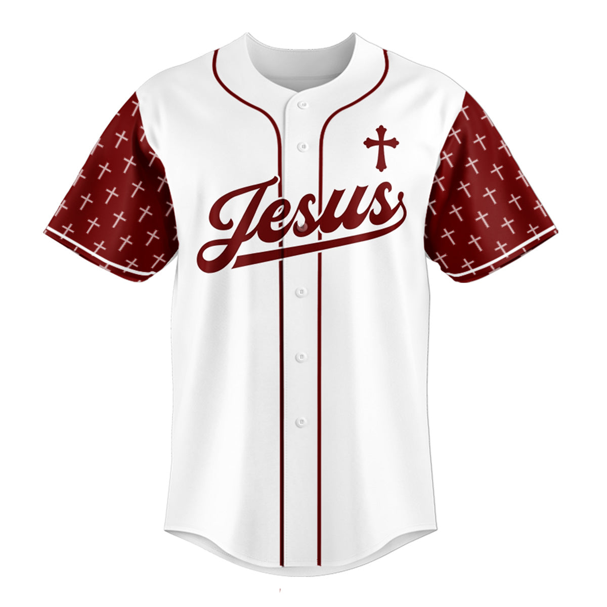 Jesus Baseball Jersey - Christant Gift For Him