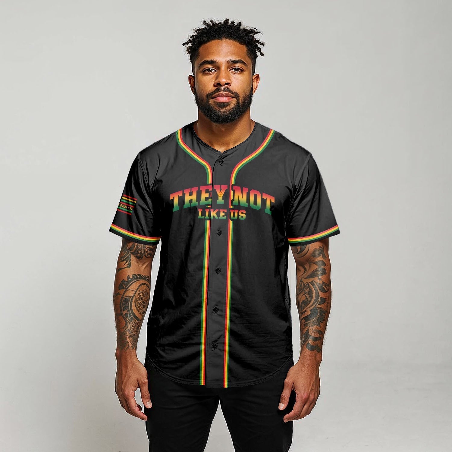 My Skin Color Is Not A Crime - African American Baseball Jersey - Gift for Black Dad, Grandpa, Husband