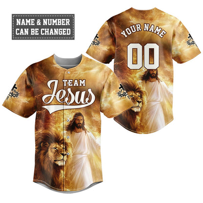 Team Jesus – Lion of Judah Baseball Jersey Bundle