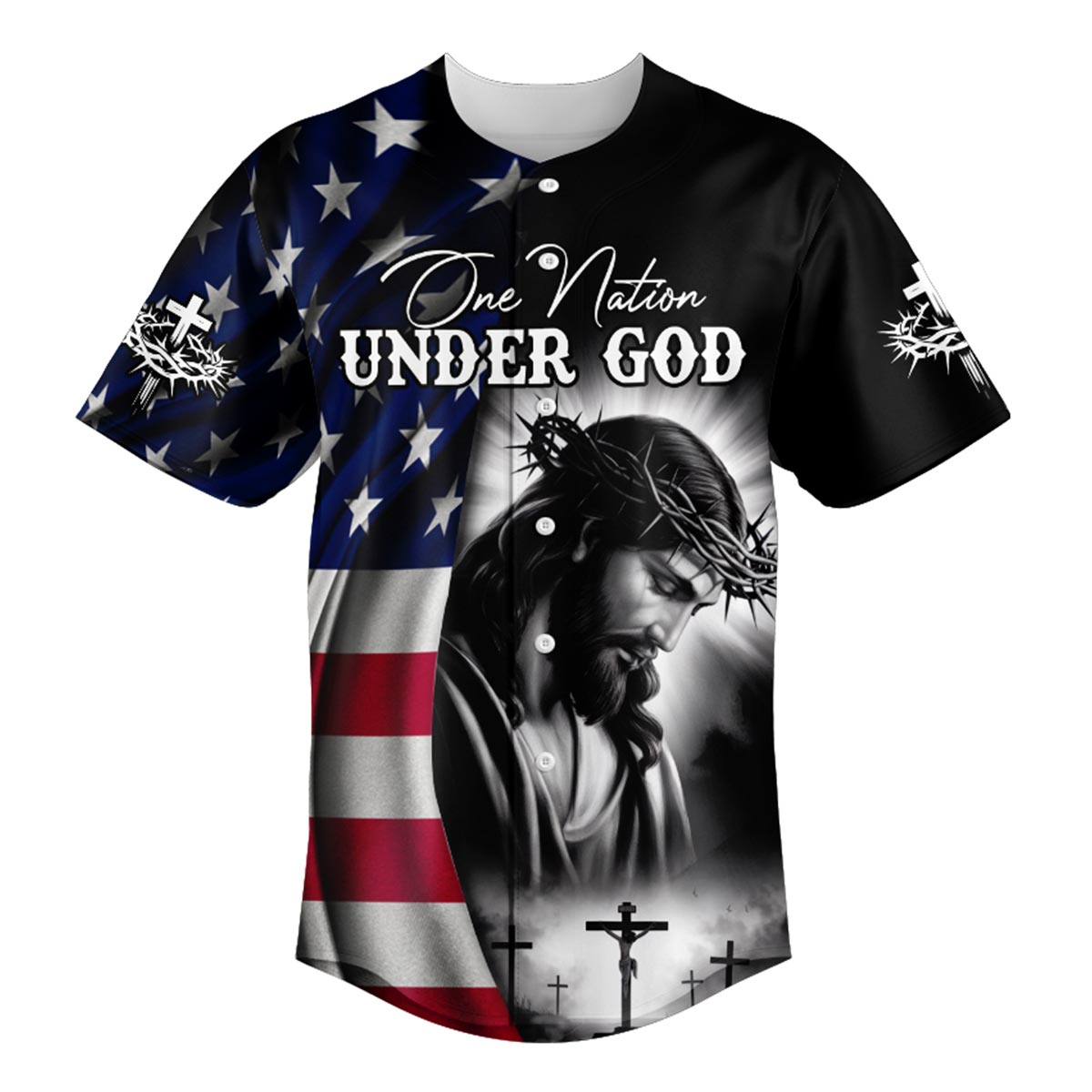 One Nation Under God Baseball Jersey Bundle