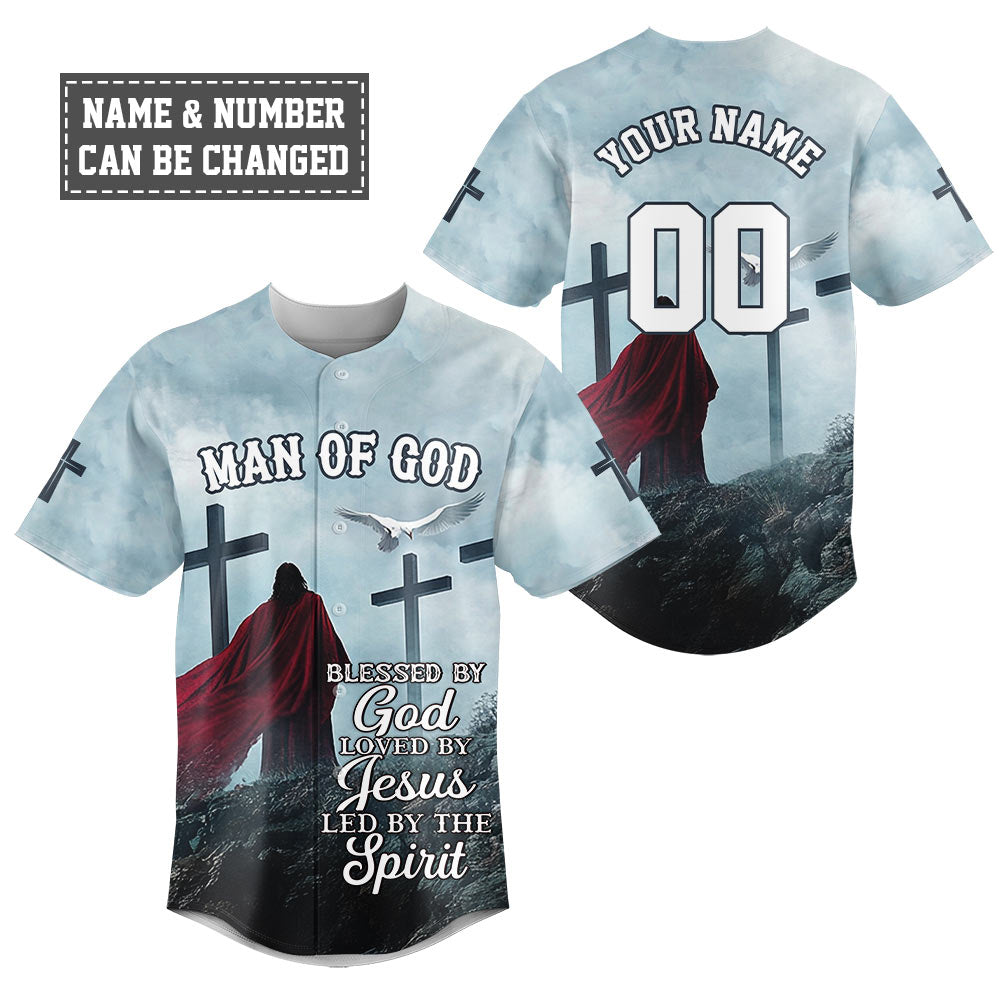 Blessed by GOD Loved by JESUS Led by the SPIRIT Baseball Jersey Bundle