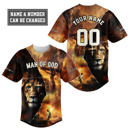 Man Of God Redeemed Strength Baseball Jersey Bundle
