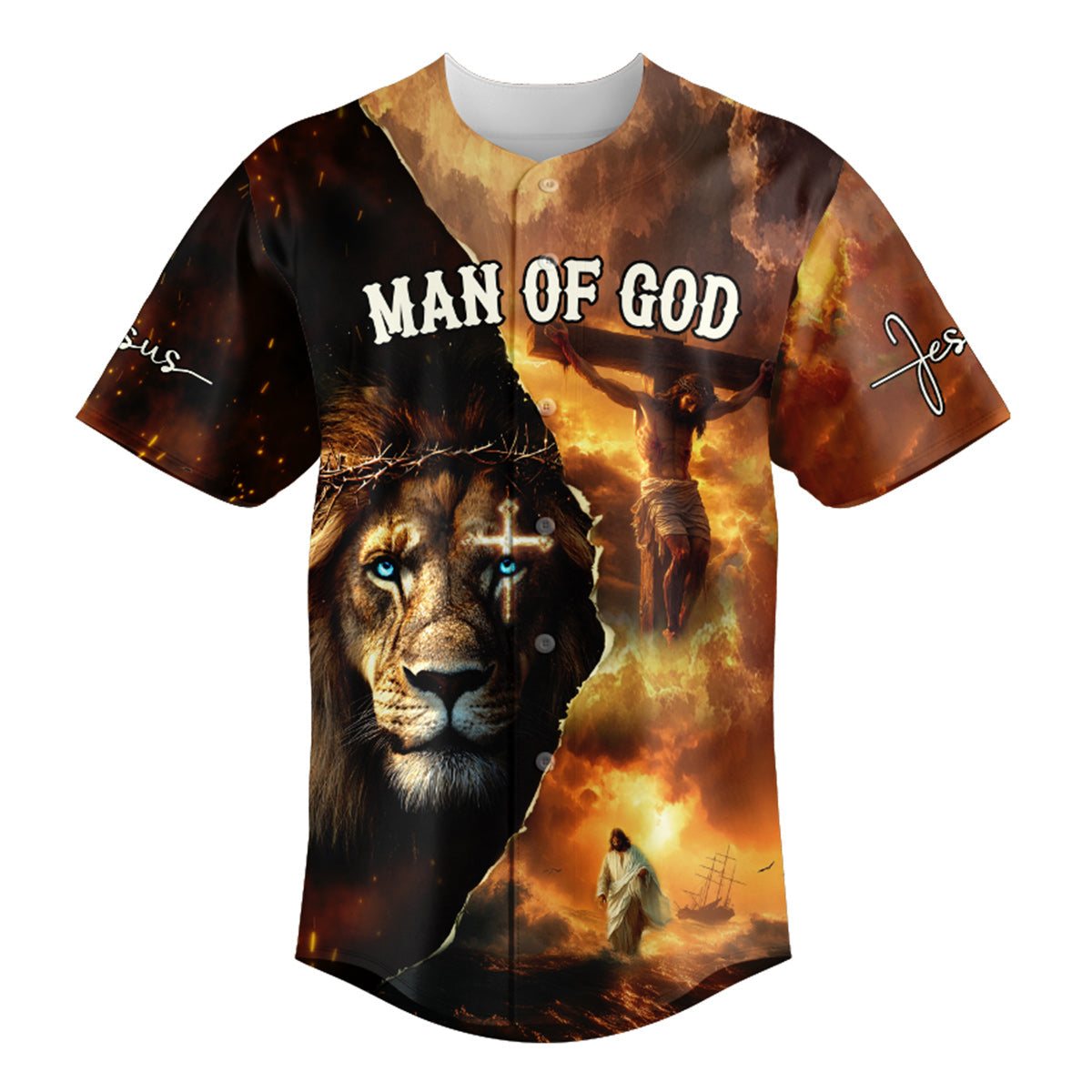 Man Of God Redeemed Strength Baseball Jersey Bundle