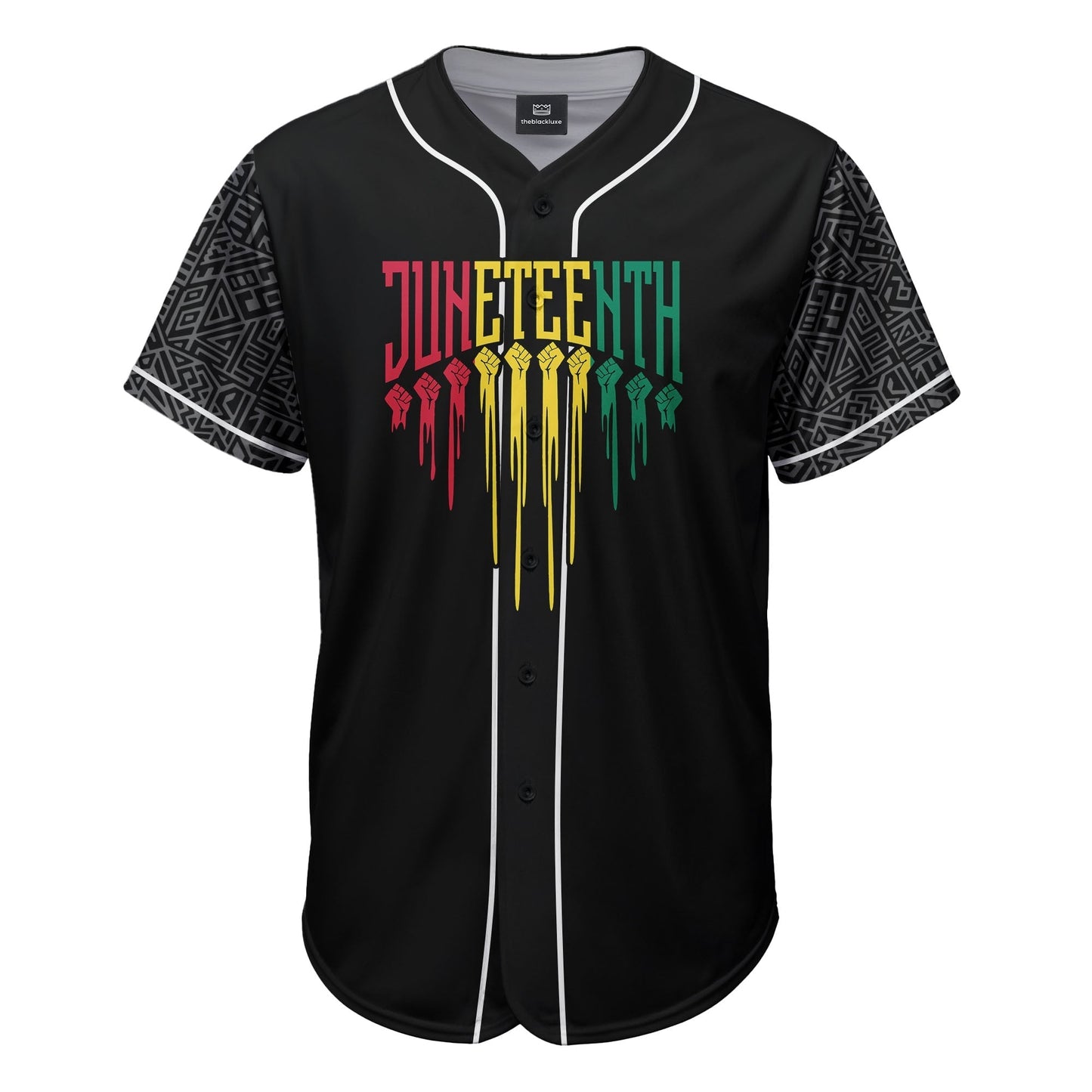 Broke Every Chain - African American Baseball Jersey - Gift for Black Dad, Grandpa, Husband