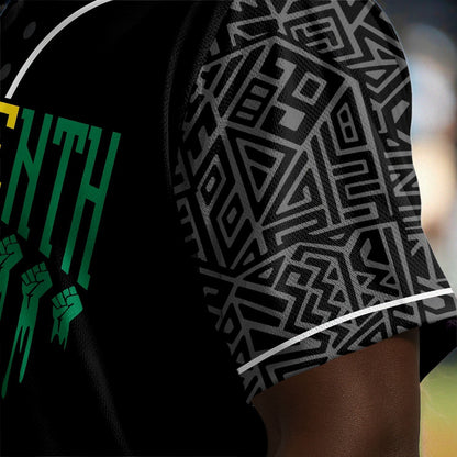 Broke Every Chain - African American Baseball Jersey - Gift for Black Dad, Grandpa, Husband
