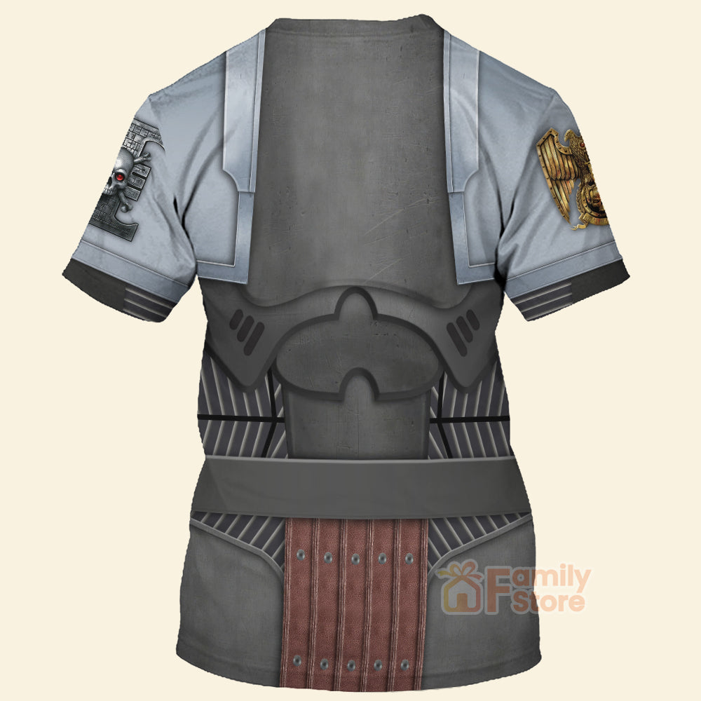 Warhammer Deathwatch Captain - Costume Cosplay 3D Tshirt CSWRH156