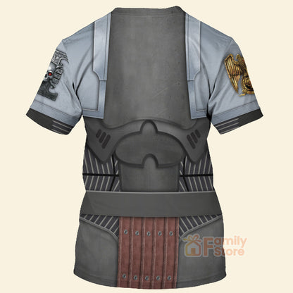 Warhammer Deathwatch Captain - Costume Cosplay 3D Tshirt CSWRH156