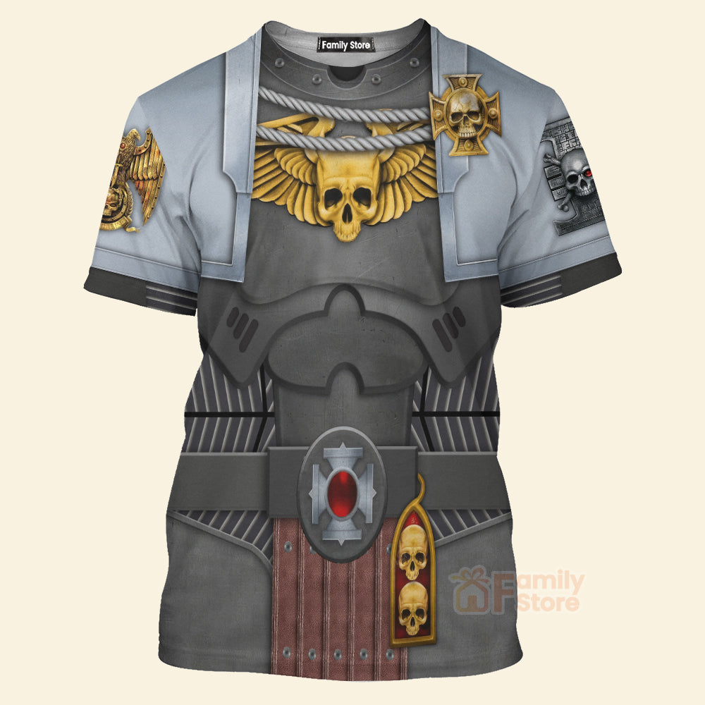 Warhammer Deathwatch Captain - Costume Cosplay 3D Tshirt CSWRH156