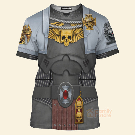 Warhammer Deathwatch Captain - Costume Cosplay 3D Tshirt CSWRH156