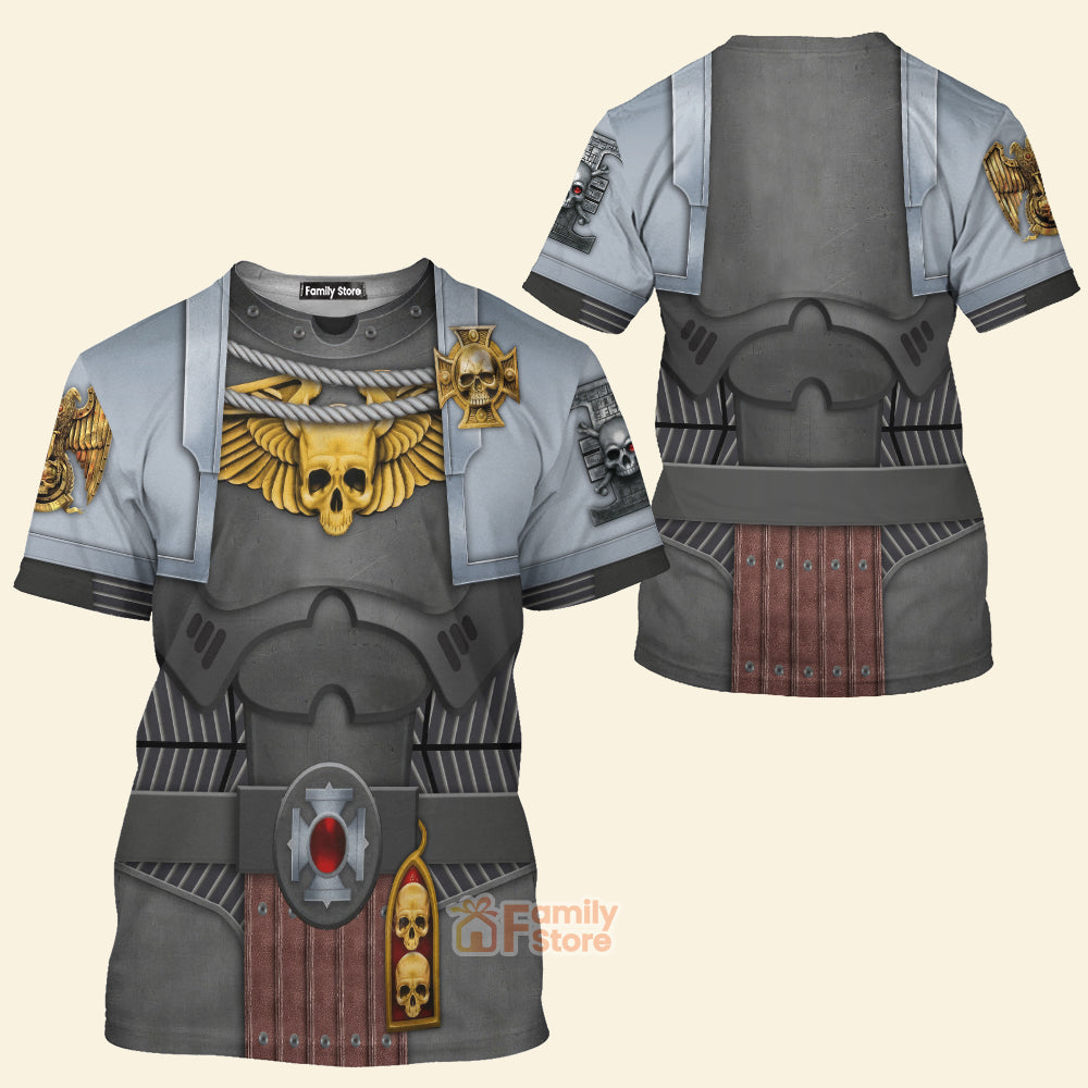 Warhammer Deathwatch Captain - Costume Cosplay 3D Tshirt CSWRH156