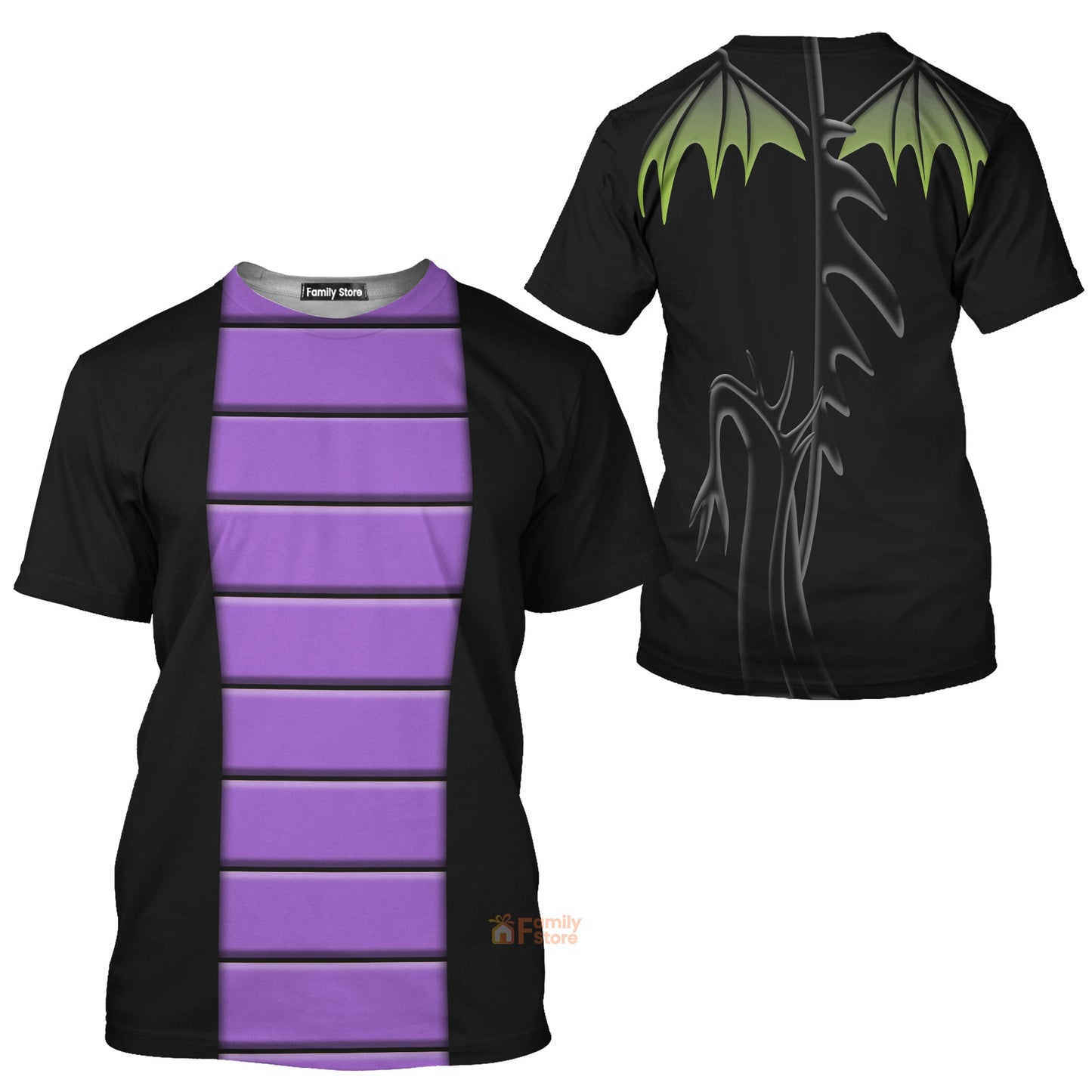 Maleficent Dragon Sleeping Beauty Costume T-Shirt For Men