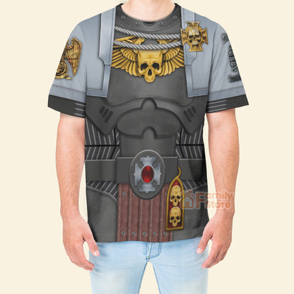 Warhammer Deathwatch Captain - Costume Cosplay 3D Tshirt CSWRH156