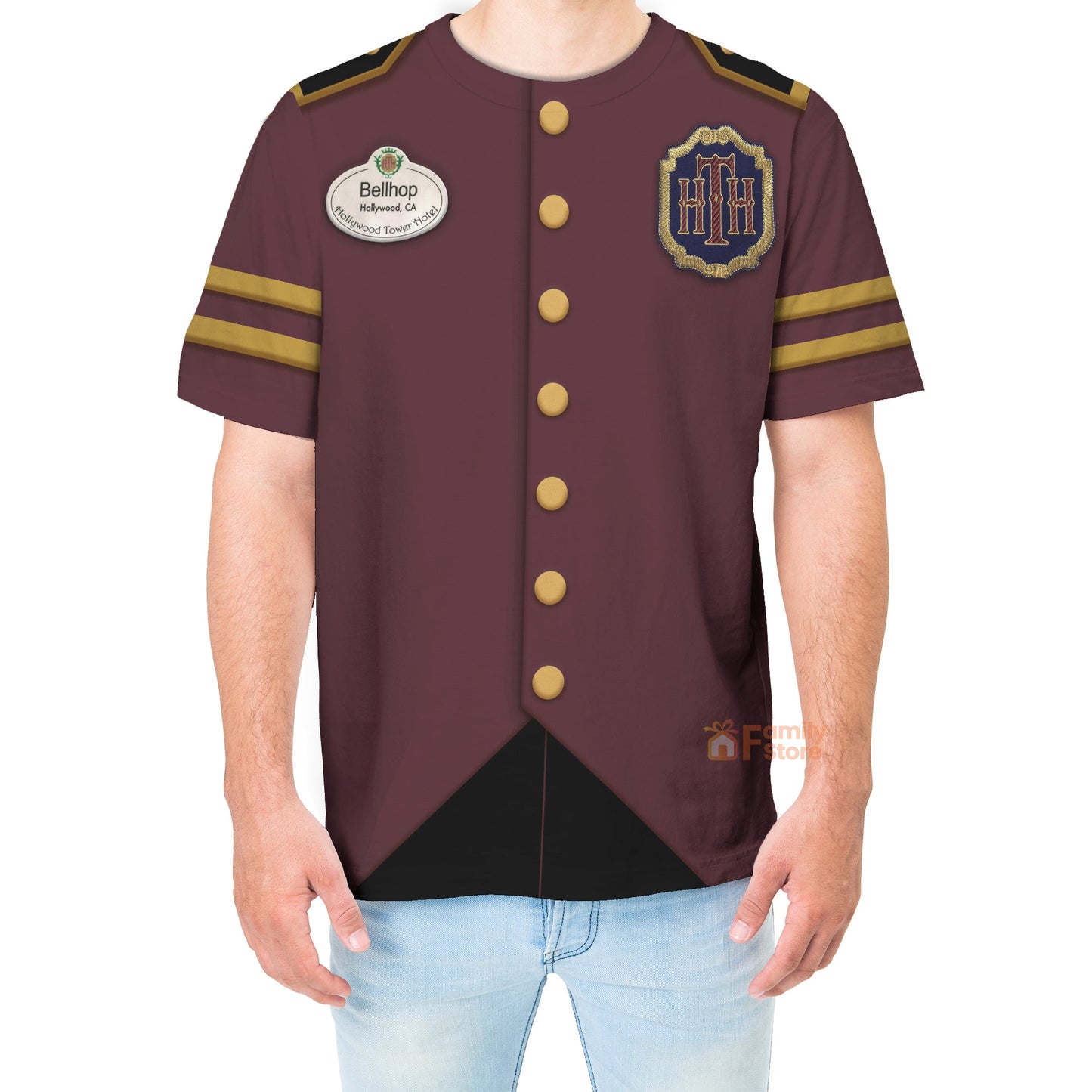 Tower Of Terror Bellhop Cast Member T-Shirt