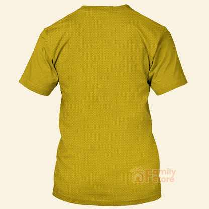 SaTr Into Darkness Gold - 3D TShirt