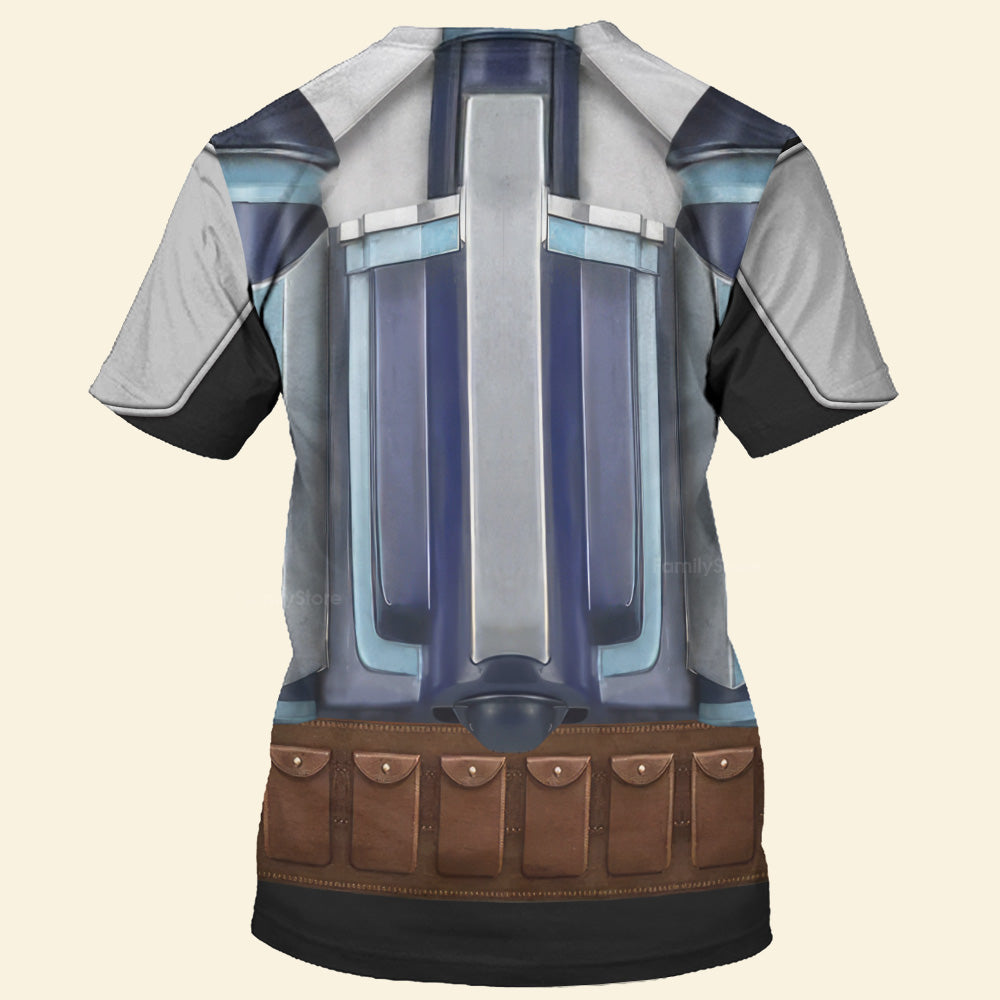 Stwa Jango Fett Costume T-Shirts For Men