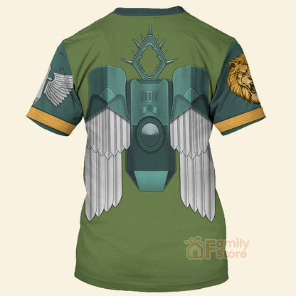 Warhammer Lion El Jonson Warrior - Costume Cosplay 3D Tshirt
