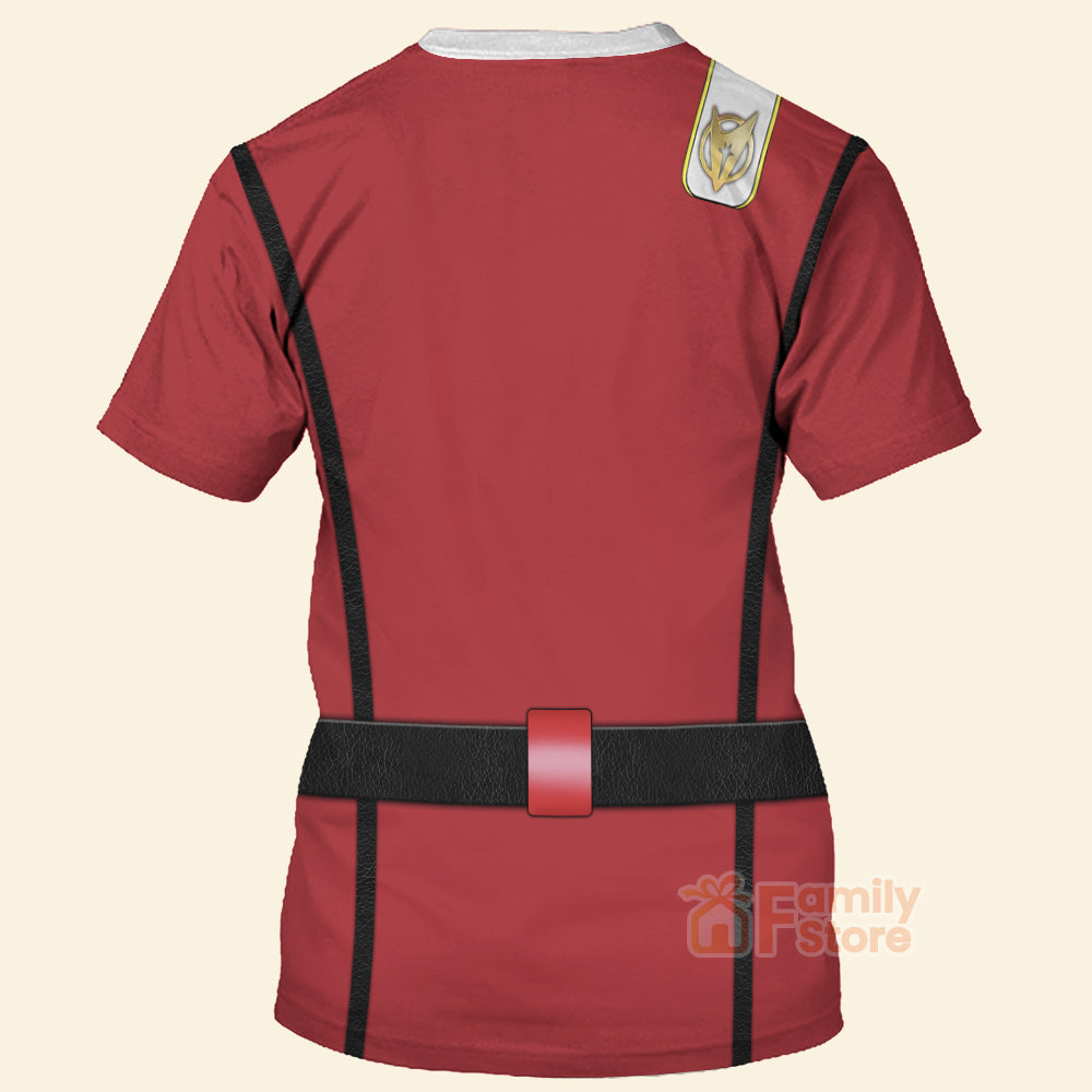 SaTr Starfleet Uniform The Wrath of Khan Officer - 3D TShirt
