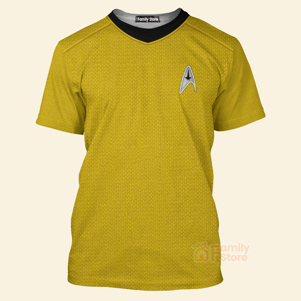 SaTr Into Darkness Gold - 3D TShirt