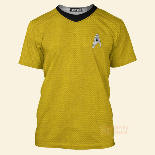 SaTr Into Darkness Gold - 3D TShirt