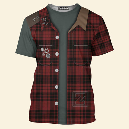 Zed Necrodopolis Disney Zombies 3 Costume - 3D TShirt
