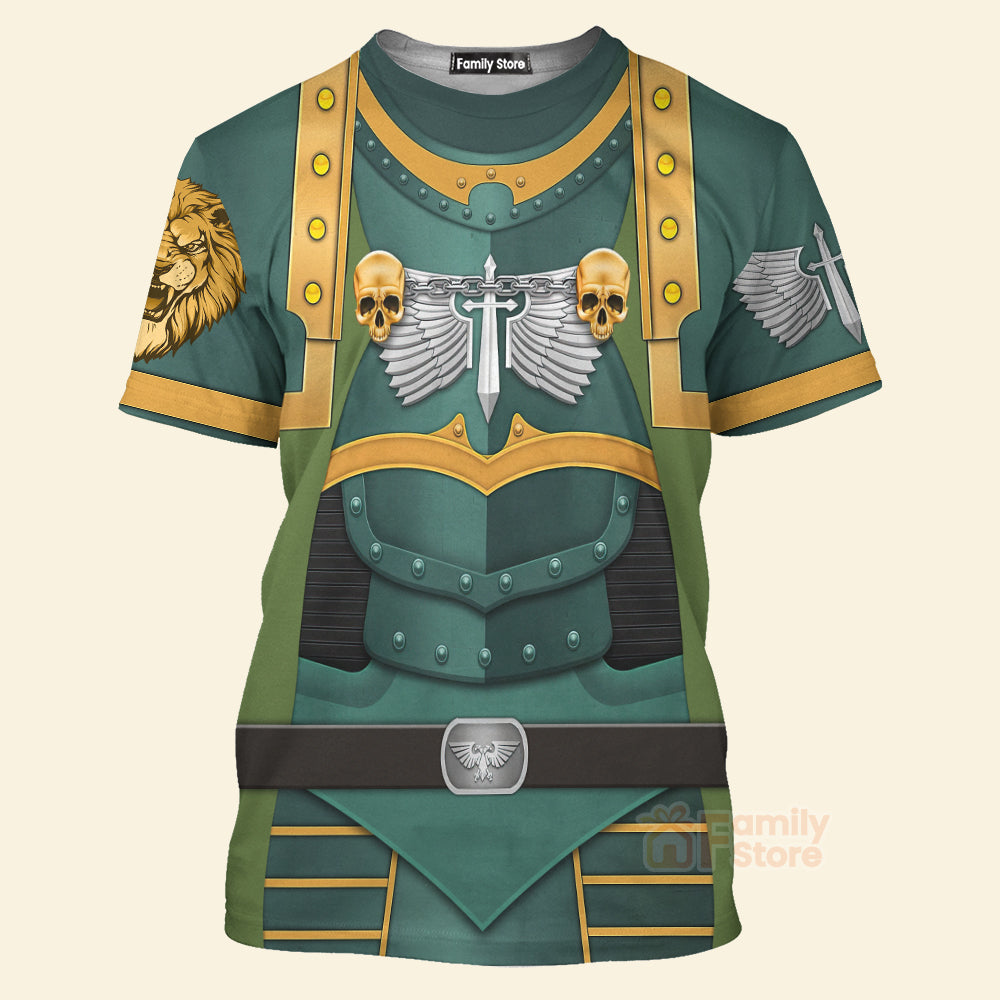 Warhammer Lion El Jonson Warrior - Costume Cosplay 3D Tshirt