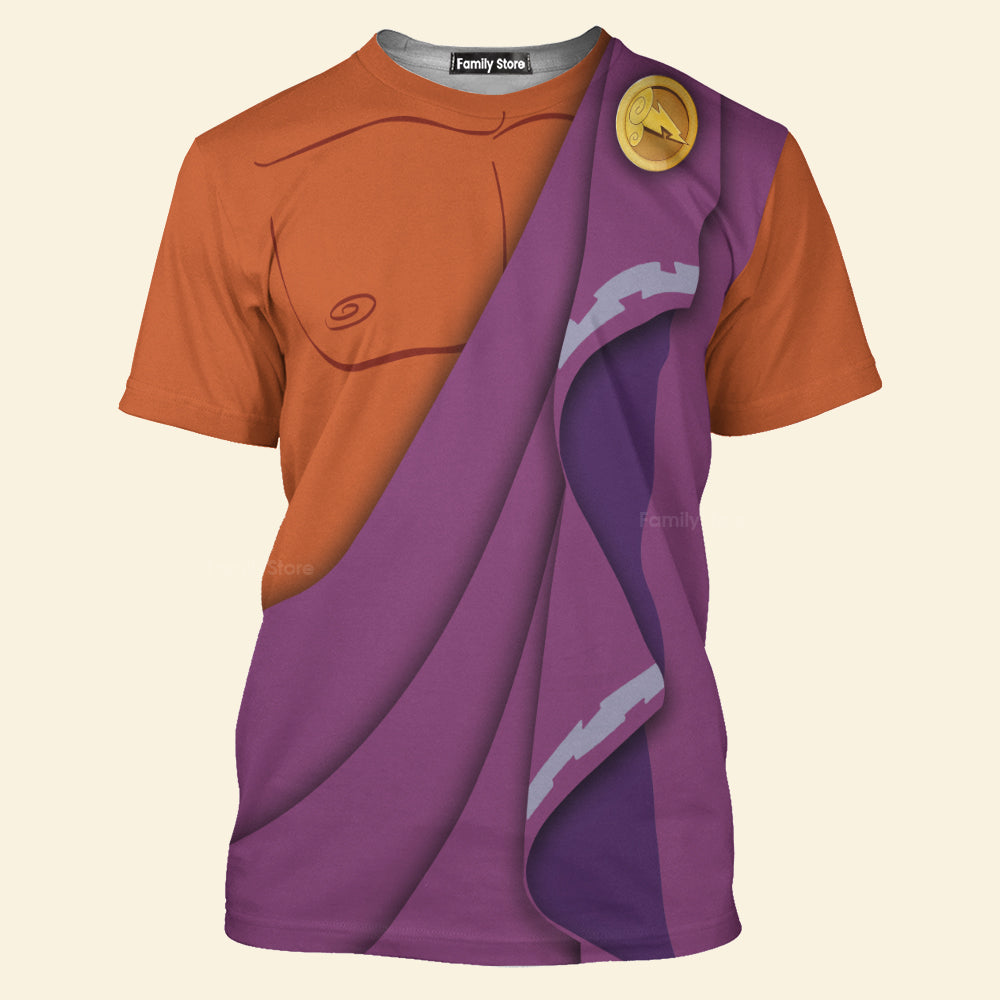 Zeus Hercules Costume - 3D TShirt