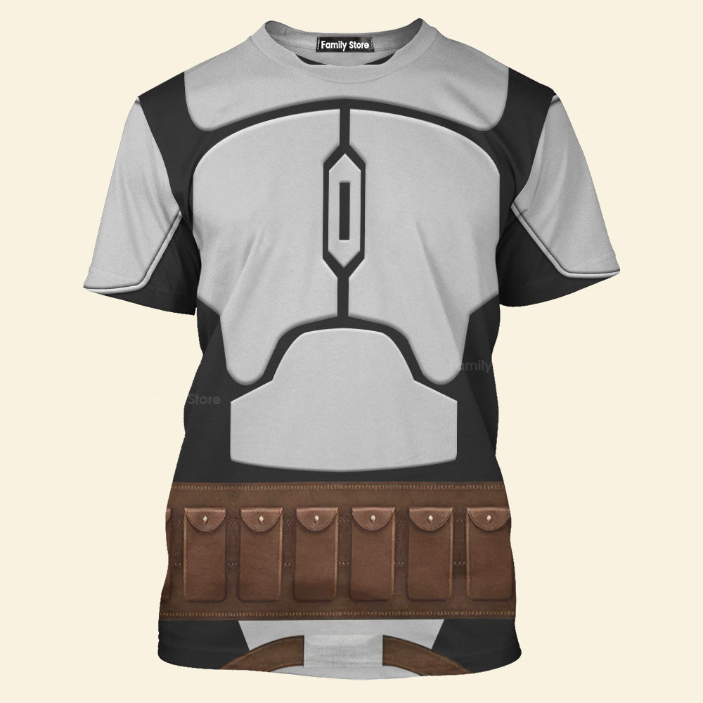 Stwa Jango Fett Costume T-Shirts For Men