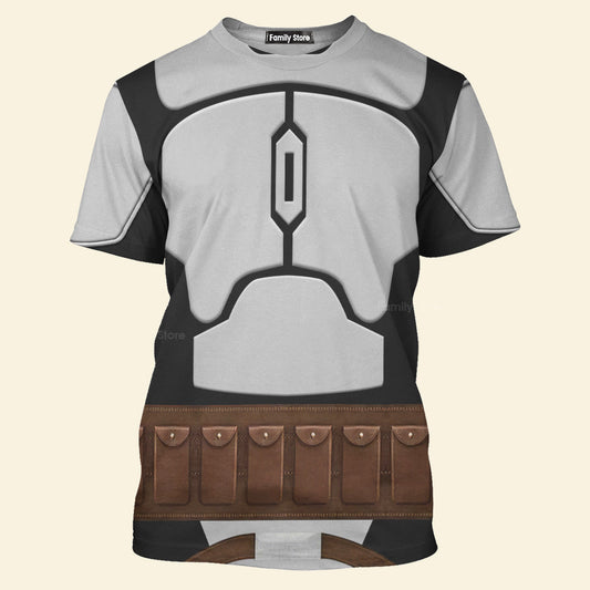 Stwa Jango Fett Costume T-Shirts For Men