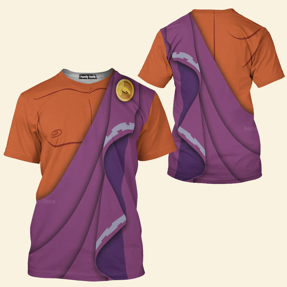 Zeus Hercules Costume - 3D TShirt