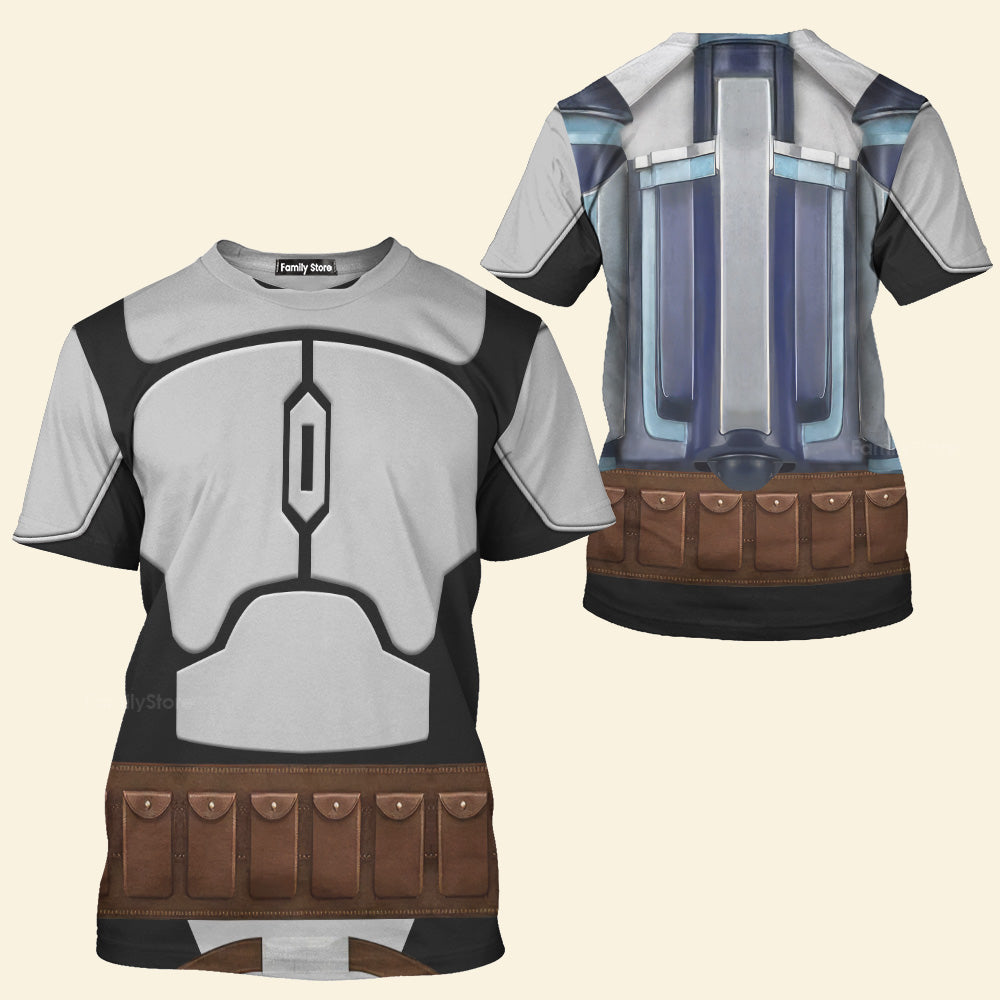 Stwa Jango Fett Costume T-Shirts For Men