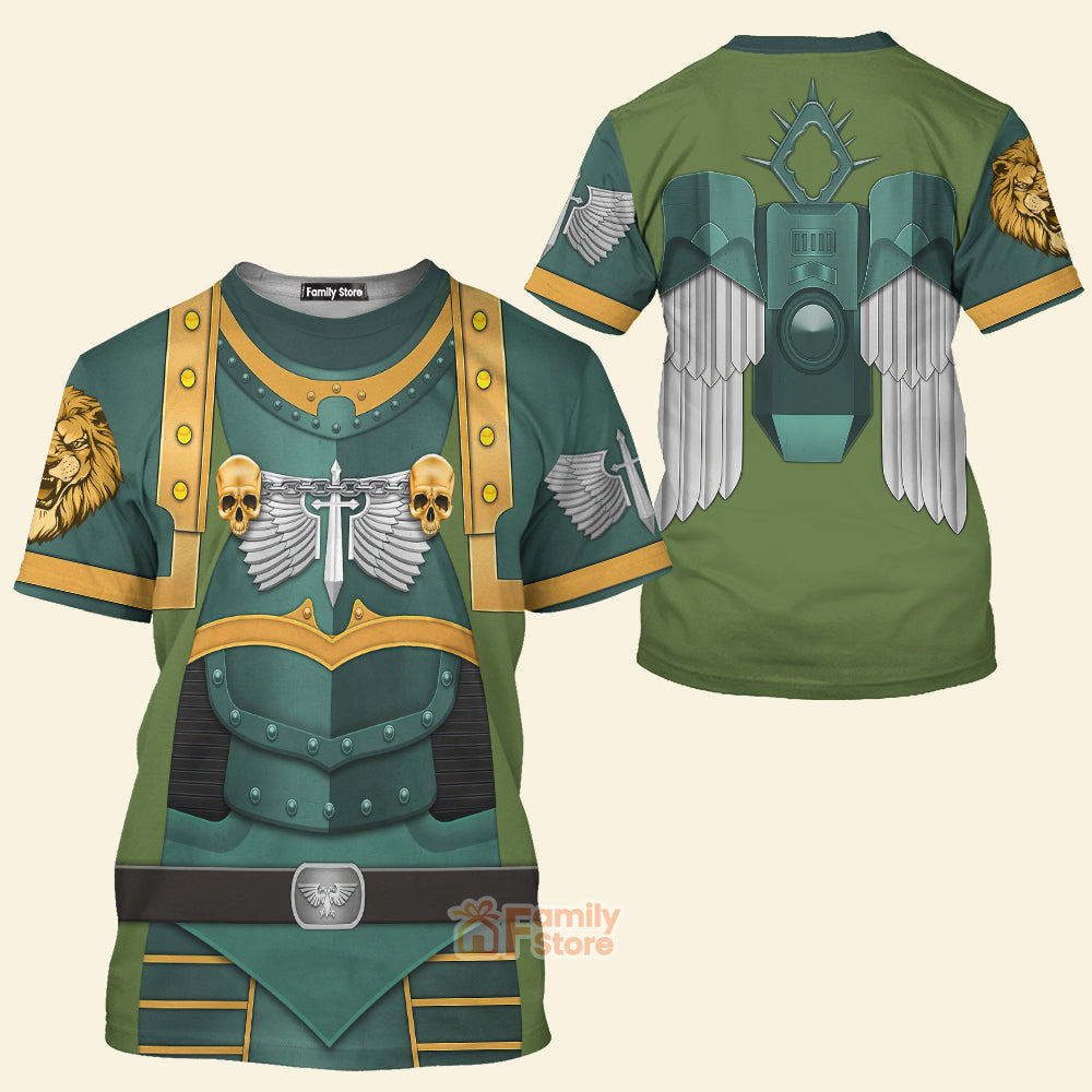 Warhammer Lion El Jonson Warrior - Costume Cosplay 3D Tshirt