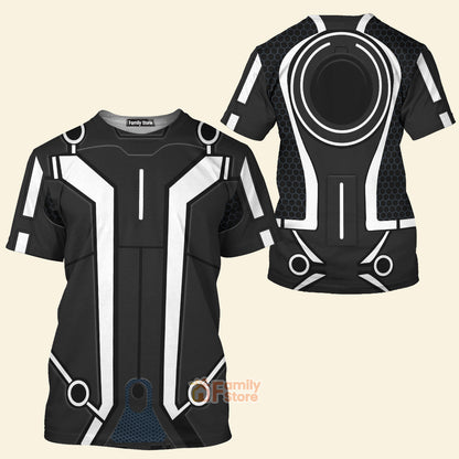 Sam Flynn Tron Legacy Costume - 3D Tshirt