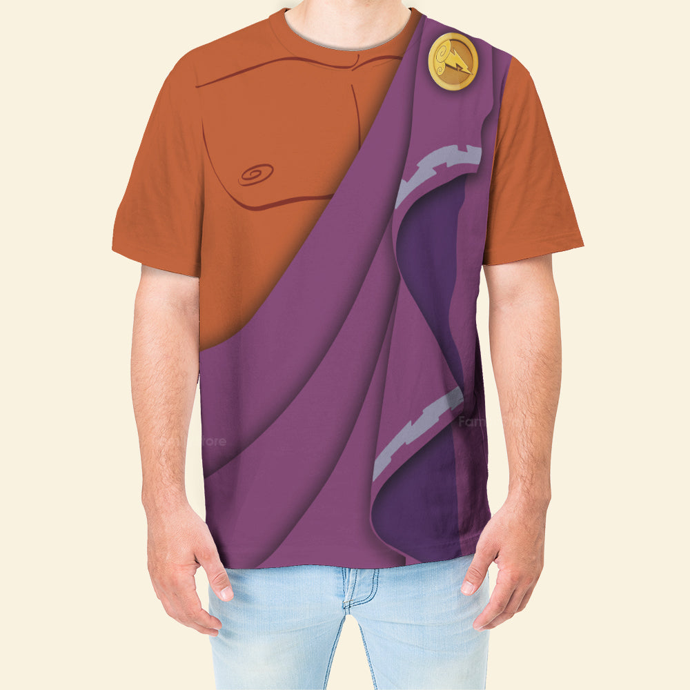 Zeus Hercules Costume - 3D TShirt