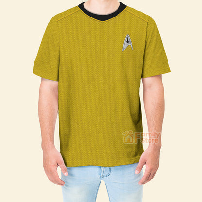 SaTr Into Darkness Gold - 3D TShirt