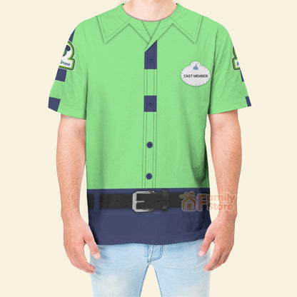 Photopass Cast Member Green Uniforms Disney Cast Member Costume - 3D TShirt