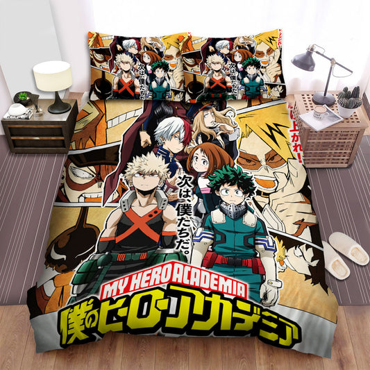 My Hero Academia Bedding Set My Hero Academia Characters Graphic Duvet Covers Colorful Unique Gift