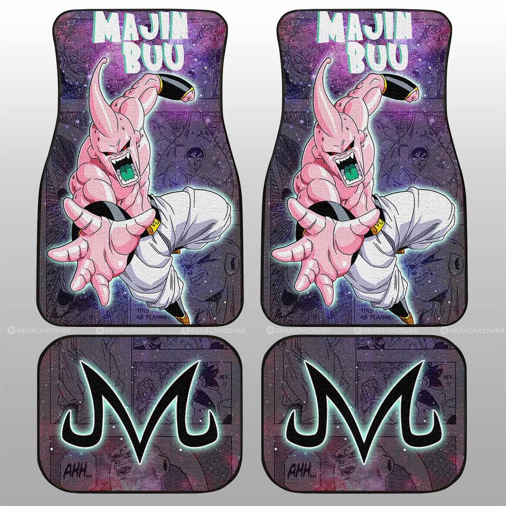 Dragon Ball Car Mats Majin Buu Car Floor Mats Car Manga Galaxy Style Car Floor Mats