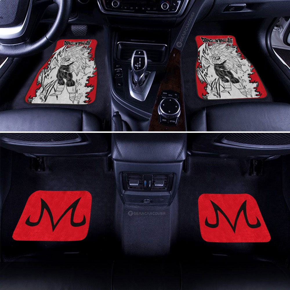 Dragon Ball Car Mats Majin Vegeta Car Floor Mats Demon Slayer Car Floor Mats