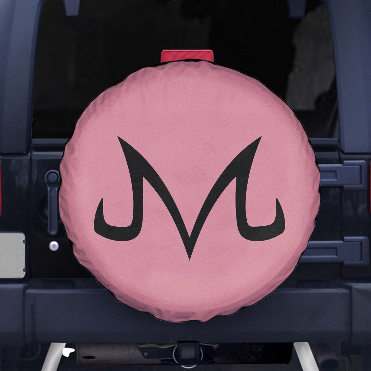 Dragon Ball Spare Tire Cover Dragon Ball Majin Buu Symbol Tire Covers Pink