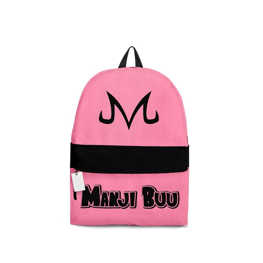 Dragon Ball Backpack Majin Buu Character Symbol Backpacks Pink