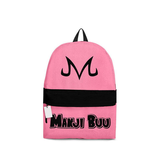Dragon Ball Backpack Majin Buu Character Symbol Backpacks Pink