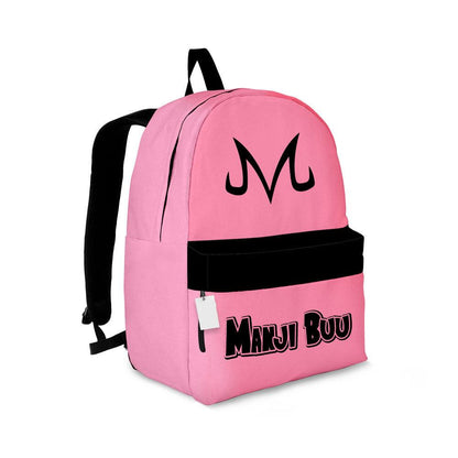 Dragon Ball Backpack Majin Buu Character Symbol Backpacks Pink